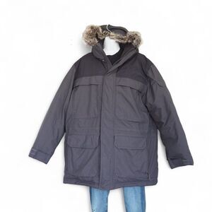 The North Face McMurdo Hyvent 550 Goose Down Parka Jacket Grey / Black Men's XL